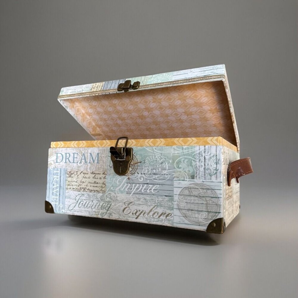Vintage-Inspired Decorative Storage Box, Treasure Chest with Lock – Dream Patter